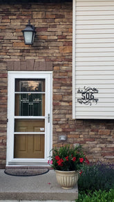 Custom Metal Address Sign Metal House Numbers Outdoor Metal Mailbox Sign Metal Address Plaque Housewarming Gift Modern Address Decorations